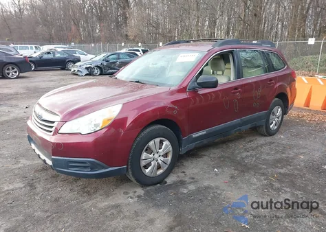 2011 Subaru Outback 2.5I from USA, damaged, VIN 4S4BRBAC1B3412492